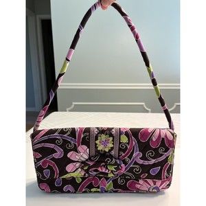 New - Retired - Vera Bradley Knot Just a Clutch Purple Punch Handbag Purse